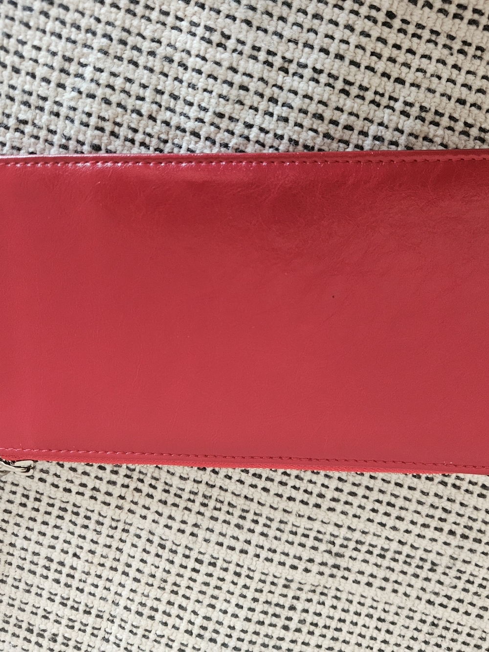 Bright Red Leather Wallet